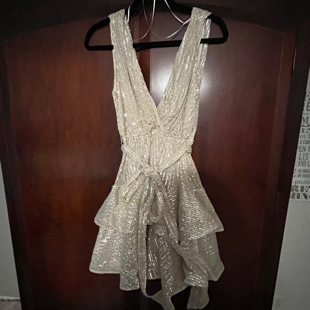 Luxxel Party Dress Gold! SALE!!